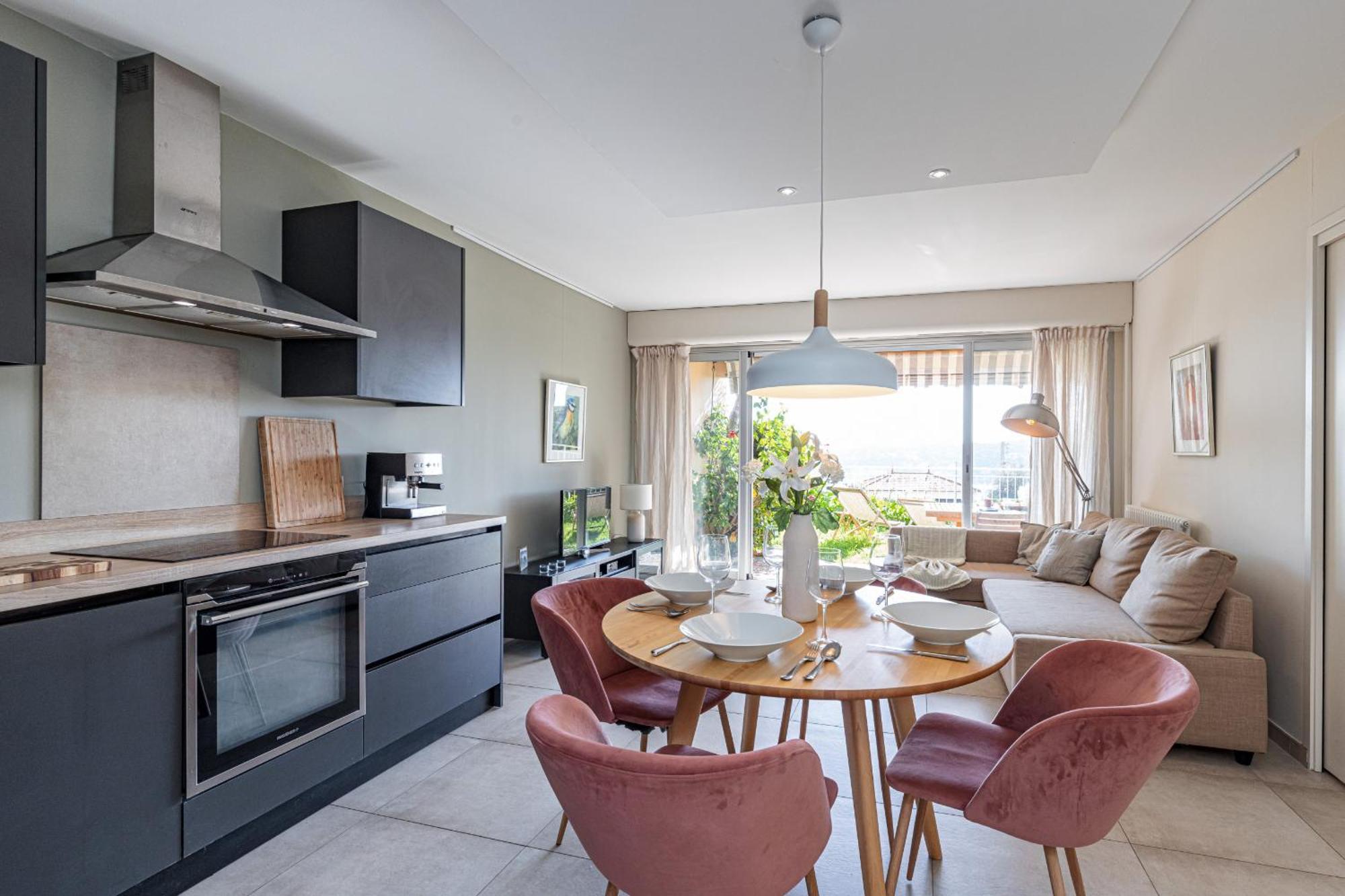 2 Bdr Villefranche-Sur-Mer Sea View Parking And Swimming Pool エクステリア 写真